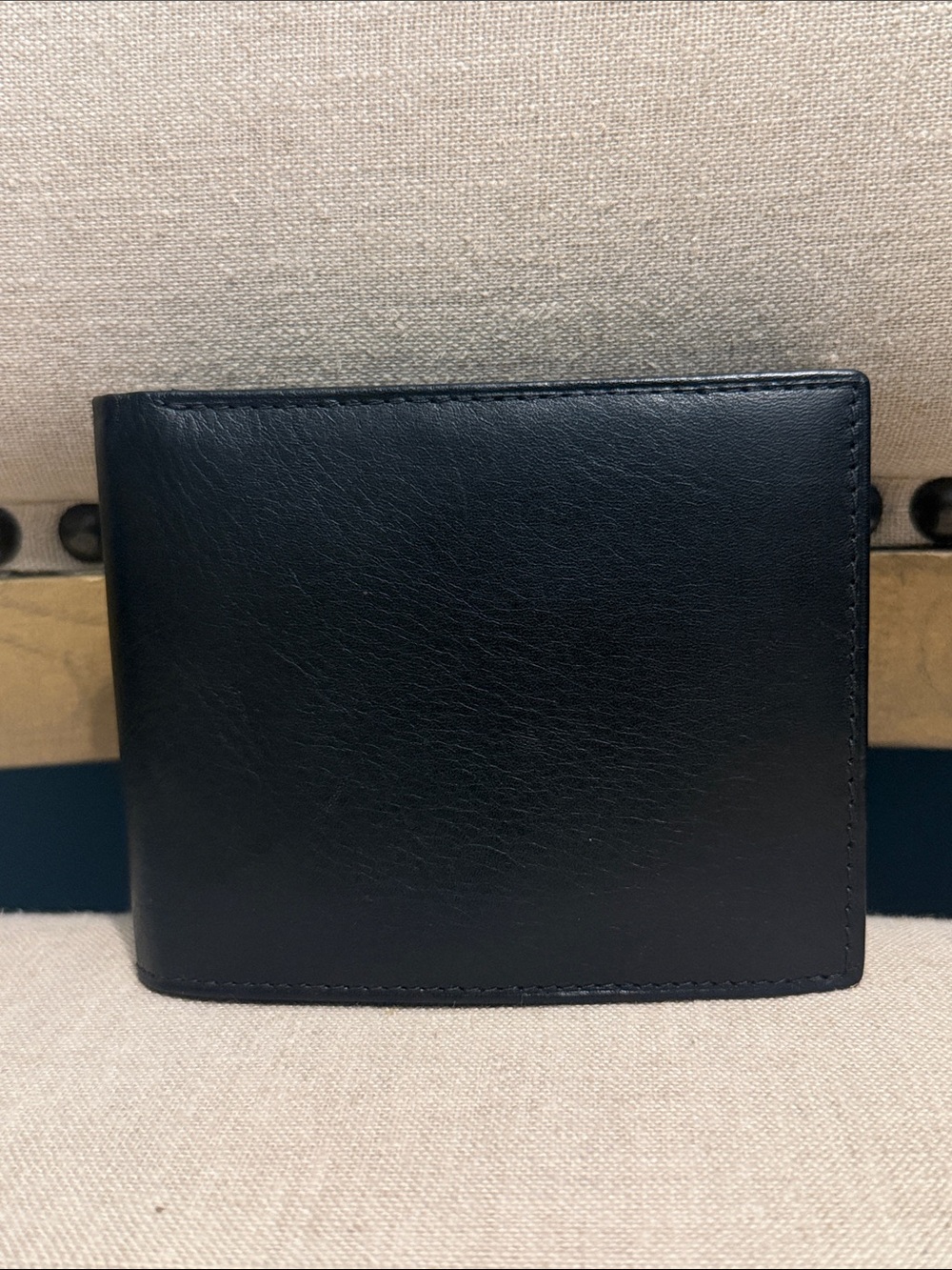 Rolfs Black Leather Wallet